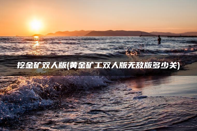 挖金矿双人版(黄金矿工双人版无敌版多少关)