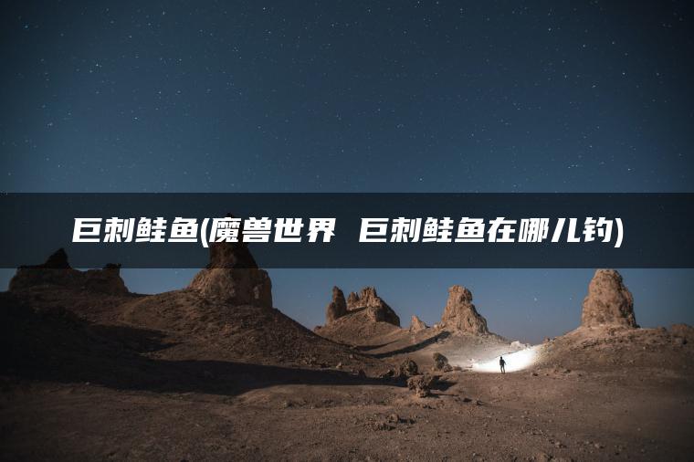 巨刺鲑鱼(魔兽世界 巨刺鲑鱼在哪儿钓)