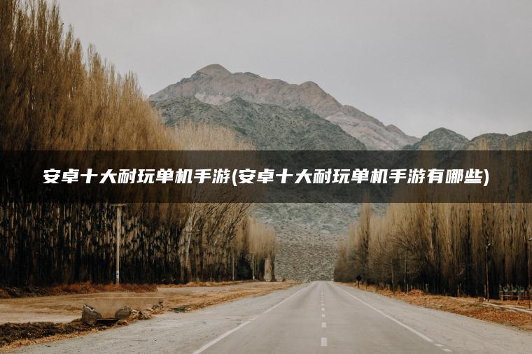 安卓十大耐玩单机手游(安卓十大耐玩单机手游有哪些)