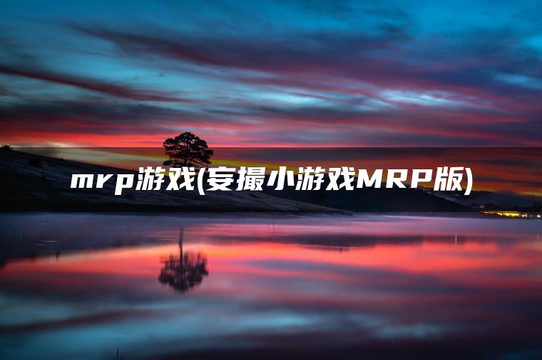 mrp游戏(妄撮小游戏MRP版)