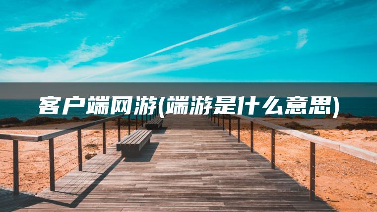 客户端网游(端游是什么意思)