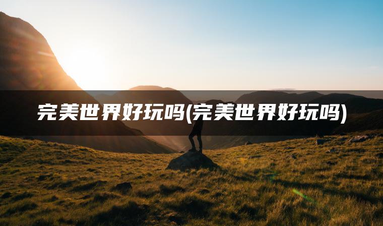 完美世界好玩吗(完美世界好玩吗)