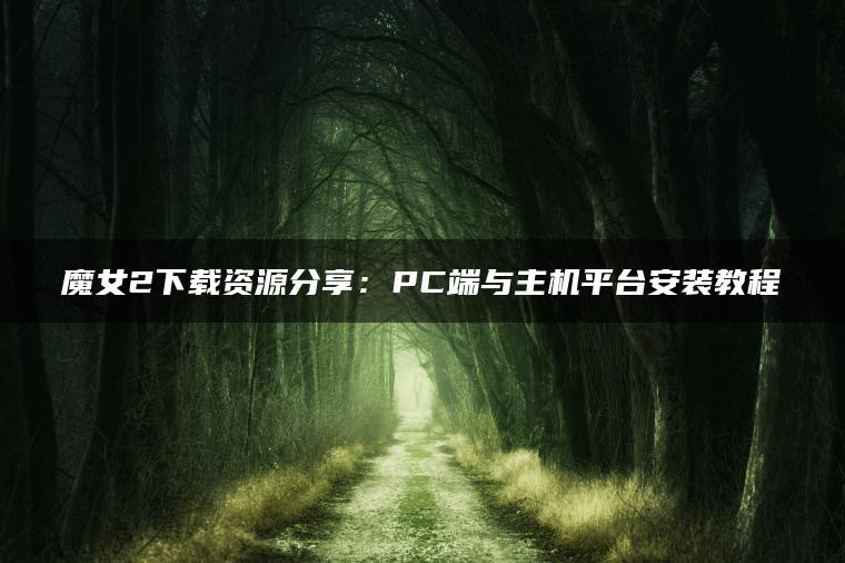 魔女2下载资源分享：PC端与主机平台安装教程