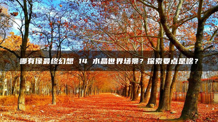 哪有像最终幻想 14 水晶世界场景？探索要点是啥？