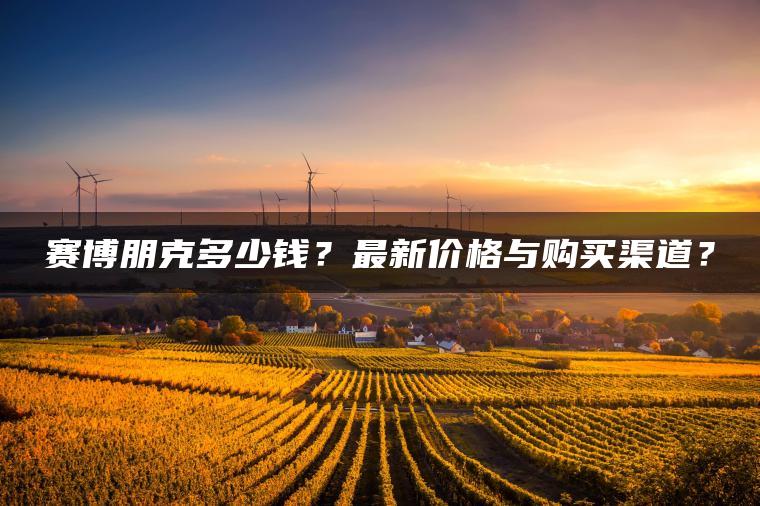 赛博朋克多少钱？最新价格与购买渠道？