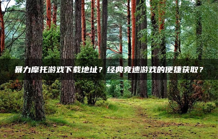 暴力摩托游戏下载地址？经典竞速游戏的便捷获取？