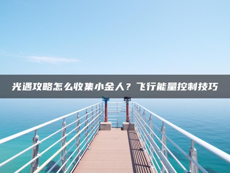 光遇攻略怎么收集小金人？飞行能量控制技巧